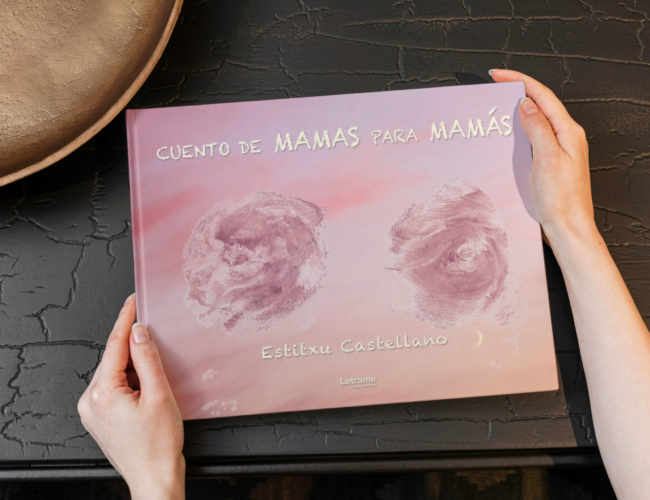 Estitxu Castellano Quintana desnuda y amamanta un nuevo género literario: “Cuento de mamás para mamás”