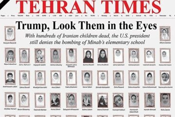 La prensa iraní publica fotografías de los menores asesinados en el ataque a una escuela al sur: «Trump mírales a los ojos»