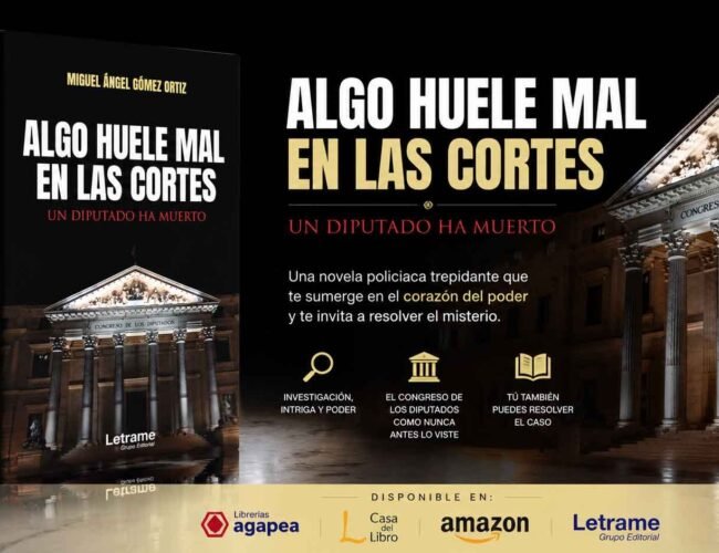 MIGUEL ÁNGEL GÓMEZ ORTIZ PONE EN JAKE LOS SECRETOS DEL PODER EN ‘ALGO HUELE MAL EN LAS CORTES. UN DIPUTADO HA MUERTO.’