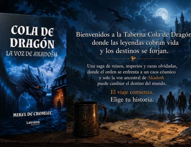 MIKEL DE CROMLEC PRESENTA ‘COLA DE DRAGÓN, LA VOZ DE AKADOSH’