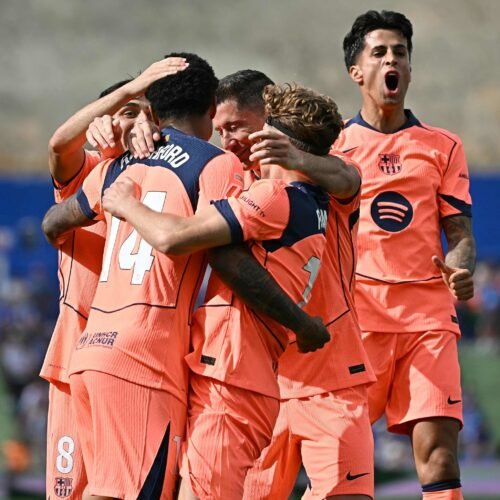 Un Barça muy solvente se acerca aún más a la Liga en Getafe
