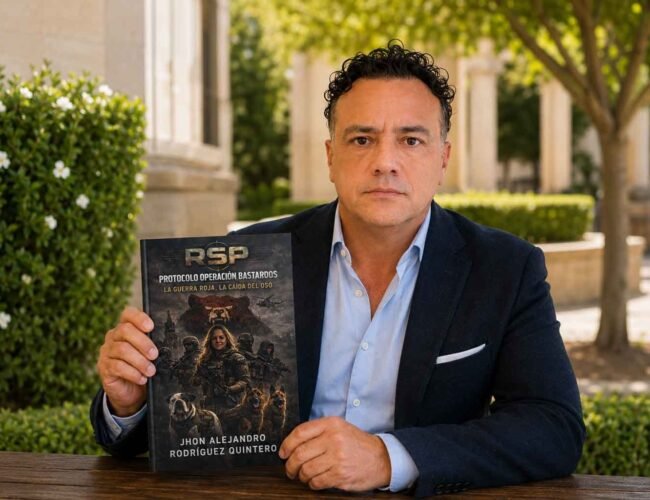 JOHN ALEJANDRO RODRÍGUEZ QUINTERO ELEVA EL THRILLER GEOPOLÍTICO A NIVEL GLOBAL EN SU NOVELA ‘RSP: PROTOCOLO OPERACIÓN TEAM BASTARDOS – LA GUERRA ROJA’