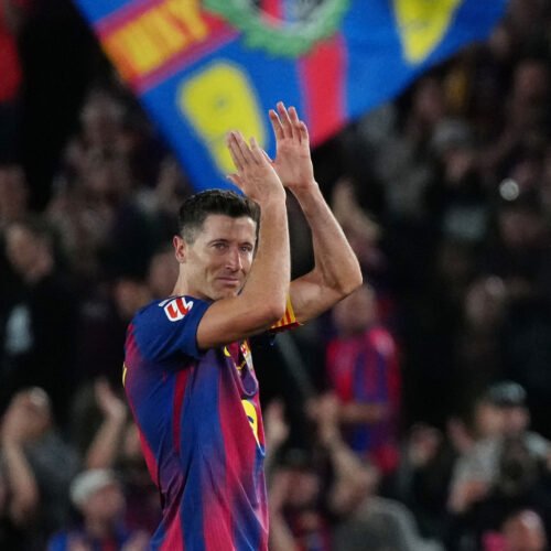 El Barça regala una victoria ante el Betis a Lewandowski en su despedida del Camp Nou