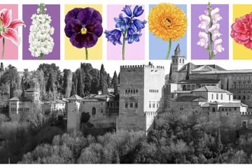 La Alhambra, un lienzo con cinco hectáreas en flor