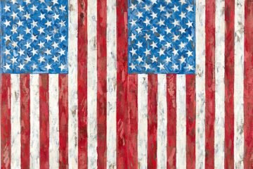 Las banderas ‘made in USA’ de Jasper Johns ondean en el Guggenheim Bilbao