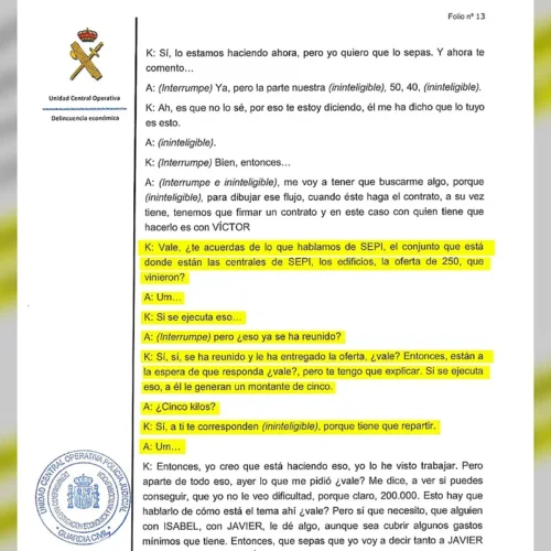 La grabación que recoge la conversación entre Koldo García y Ábalos sobre la operación de la SEPI