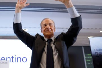 Florentino Pérez ganaría las elecciones del Real Madrid a Enrique Riquelme, según los sondeos a pie de urna