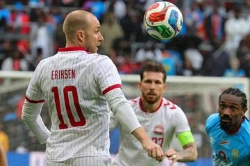 El futbolista danés Christian Eriksen se desploma en pleno partido contra Ucrania