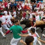 Los toros de La Palmosilla provocan más caídas que cogidas en el masivo sexto encierro