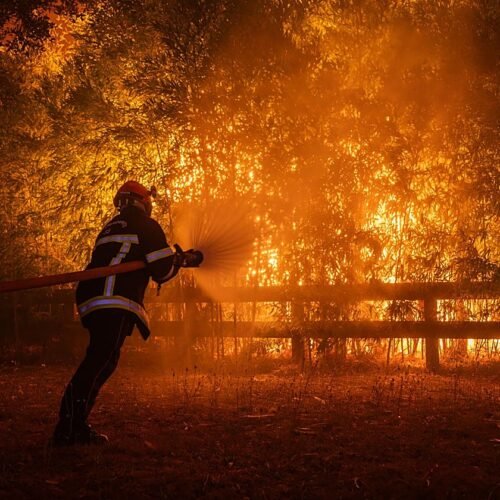 El megaincendio en el suroeste de Francia se acerca a 15 kilómetros de Burdeos