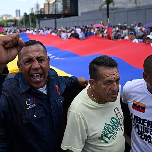 Seguidores de María Corina Machado salen en defensa de la libertad en la capital venezolana