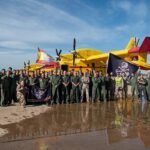 Cien toneladas en cuatro horas: así combate el fuego el Ejército del Aire