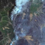 Los incendios también se combaten desde el espacio