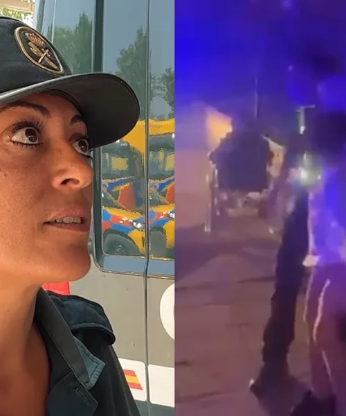 El conmovedor relato de una guardia civil que participó en el desalojo de una residencia amenazada por el fuego en El Tiemblo (Ávila)