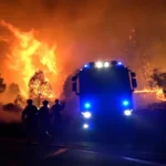 Las rachas de viento en Madrid complicarán las labores de extinción del incendio este lunes