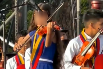 Muere a los 9 años Romina Rivera Cruz, la joven violinista que actuó ante el Papa Francisco