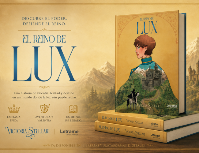 VICTORIA STELLARI PUBLICA «EL REINO DE LUX», UNA NOVELA QUE DA VOZ A QUIENES LA HISTORIA HA OLVIDADO