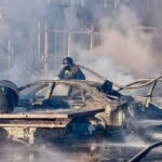 Al menos tres muertos en un bombardeo ruso sobre un centro comercial en Ucrania