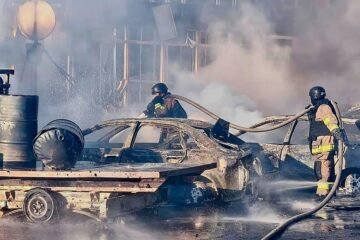Al menos cuatro muertos en un bombardeo ruso sobre un centro comercial en Ucrania