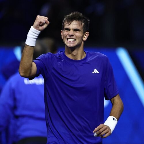 Rafa Jódar se olvida del US Open con una victoria de mérito en la pachanga de la Laver Cup