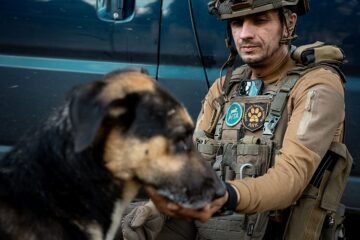 Salvando a los perros de la guerra en Ucrania