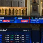 El Ibex cae más de un 2% arrastrado por la banca y el pánico ante los altos niveles de deuda pública